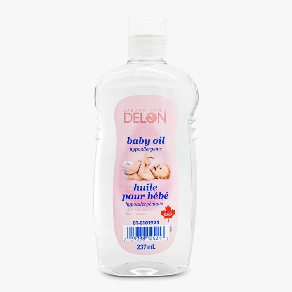 Baby Oil Hypoallergenic by Delon - Made In Canada